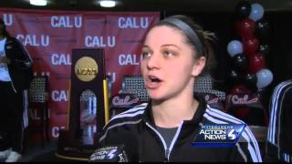 CalU celebrates Womens Basketball Team victory in National Championship [upl. by Gemma]