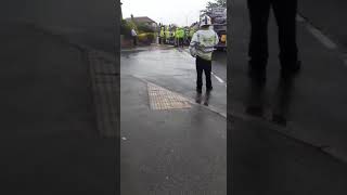 Serious Road Accident outside Allerton Grange School Leeds [upl. by Tomaso]