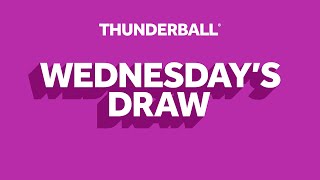 The National Lottery Thunderball draw results from Wednesday 13 November 2024 [upl. by Kinsler]