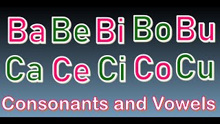 Blending Consonants and Vowels Two Letter CV Blends Learn to Read English with Phonics [upl. by Pavlov12]