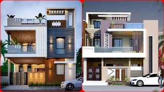 New 2025 Modern 🔥Double Floor House Elevation 🏠Design Top House🥰 Elevation in India [upl. by Einre]