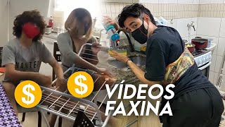 OS VÍDEOS DE FAXINA NO YOUTUBE [upl. by Runkel]