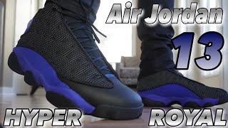 Air Jordan 13 Hyper Royal Review amp On Feet [upl. by Bay577]