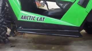 Wildcat Nut Arctic Cat Wildcat Trail Rock Sliders [upl. by Ainaj]