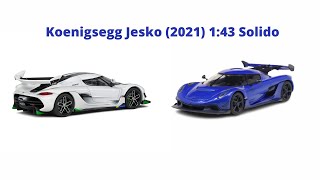 Koenigsegg Jesko 2021 143 Solido Diecast Model Review [upl. by Ytsanyd]