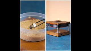 Vibration table made from the cooler Cool way to remove rust 🛠️ 🔩 💡 [upl. by Farris]