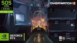 360 FPS 1440p OVERWATCH 2  powered by GeForce RTX 4090  WORLD PREMIERE [upl. by Irem414]