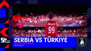 Serbia vs Türkiye I Match Highlights I The FINAL I CEV EuroVolley 2023 Women [upl. by Aenel701]