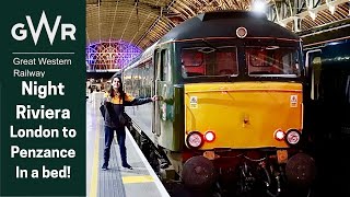 TRIP REPORT  GWR Night Riviera Sleeper Train  London to Penzance [upl. by Lias]