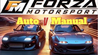 forzamotorsport Spa Circuit Showdown Auto Gears vs Manual vs with Clutch [upl. by Alyahs]