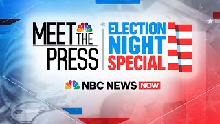 LIVE Meet The Press 2021 Election Night Special Coverage  NBC News NOW [upl. by Gilba]