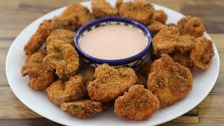 Crunchy Fried Mushrooms Recipe  Breaded Mushrooms [upl. by Mitzi]