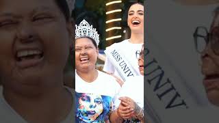 Miss universe India 2024 Rhea Singha voice for change project [upl. by Atiana]