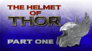 THOR FOAM HELMET BUILD  PART ONE With Template [upl. by Dasteel]