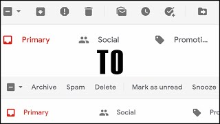 Change Your Gmail Buttons from Icons to Text [upl. by Sile]