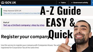 How To Register A Private Limited Company In The UK in 8 minutes [upl. by Fihsak811]