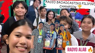 RADIO BROADCASTING FILIPINO CHAMPION DSPC2024 [upl. by Piegari240]