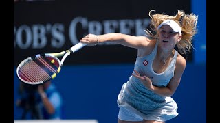 Caroline Wozniacki vs Aleksandra Wozniak AO 2010 Highlights [upl. by Lotta]