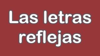 Grafologia Letras reflejas [upl. by Enyawal]