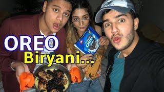 WE MADE OREO BIRYANI with a girl who doesnt know how to cook [upl. by Latsyrk863]