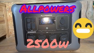 Centrale électrique Allpowers R2500 [upl. by Chesnut57]