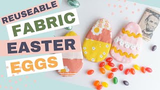 How to Sew EASY Fillable Fabric Eggs [upl. by Qifahs92]