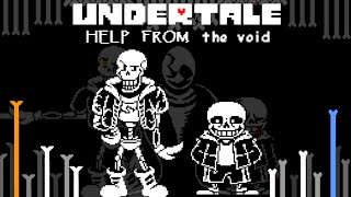 Undertale Help From The Void  Phase 1  Full Animation [upl. by Anaujahs144]