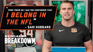 Sam Hubbard takes us through some his HIGHLIGHTS  Bengals Breakdown [upl. by Sybyl583]