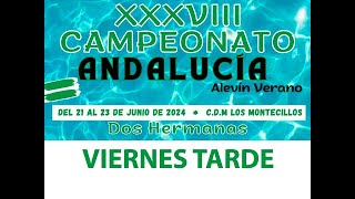 Campeonato de Andalucía ALEVIN de NATACIÓN  DOS HERMANAS 2024  1 JOR 2 SES [upl. by Bolen227]