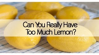 10 Side Effects of Drinking Too Much Lemon Water [upl. by Clementas]