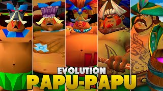 Evolution of PapuPapu in Crash Bandicoot Games 1996  2023 [upl. by Dikmen]