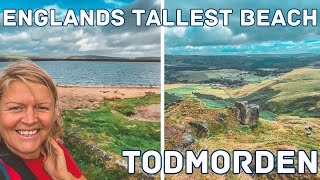 Englands Tallest Beach  Gaddings Dam amp Stoodley Pike Hike  Todmorden [upl. by Dlonyar685]