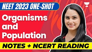 One Shot Organisms amp Population  Notes  NCERT Reading  NEET 2023  Gargi Singh [upl. by Teak]