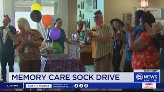 Knoxville memory care facility hosts sock drive for flooding victims [upl. by Bensen973]