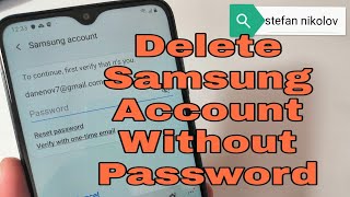 How to Remove Samsung Account without Password All Samsung Android 9 [upl. by Davies]