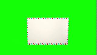 Envelope green screen chroma key [upl. by Dubois]