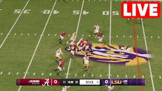 NCAAF LIVE🔴 Alabama Crimson Tide vs LSU Tigers  Week 11 Full Game  2024 College Football 25 [upl. by Iror]