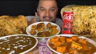 KADAI PANEER  DAL MAKHNI  LACHA PRANTHA  BUTTER NAN  TANDOORI CHAAP  ASMR  MUKBANG [upl. by Netaf381]