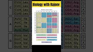 आनुवंशिक कोडgenetic codeclass 12 biology [upl. by Siramad345]