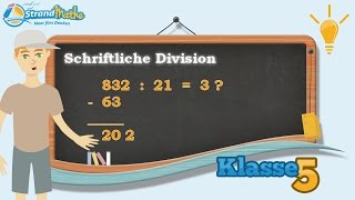 Schriftliche Division  Schriftliches Teilen  Klasse 5 ★ Wissen [upl. by Errick]