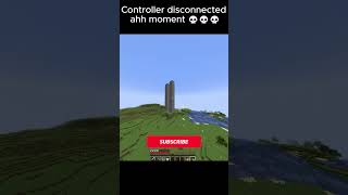 Controller Disconnected Moment Minecraft Meme minecraft minecraftmemes gaming meme funny [upl. by Cadmar676]