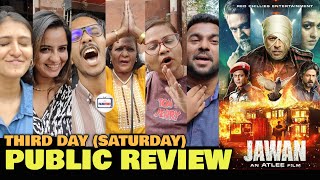 Jawan Day 3 PUBLIC REVIEW  Jawan Third Day Saturday Public Review  SRK Vijay Sethupathi  Atlee [upl. by Patricio485]