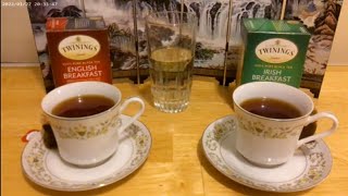 Twinings English Breakfast VS Twinings Irish Breakfast [upl. by Mintz]