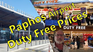 Paphos Airport DUTY FREE PRICES good or bad [upl. by Purity]