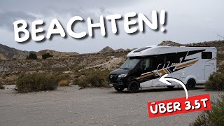 Wohnmobil über 35t 🚐 DAS müsst ihr beachten [upl. by Diarmuid]