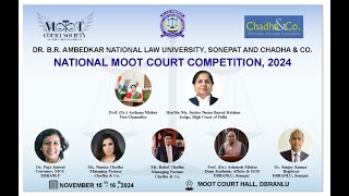 VALEDICTORY CEREMONY NATIONAL MOOT COURT COMPETITION 2024 [upl. by Haididej]