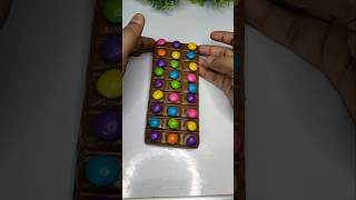 Dairy milk silk with gems chocolate popsicl youtubeshorts shortvideo viralvideo dairymilk asmr [upl. by Alegnatal]