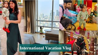 International Vacation with baby❤️Kahaa ae hai humlog  VLOG DAY 1 [upl. by Annohsat224]