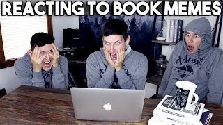 REACTING TO BOOK MEMES TAKE TWO [upl. by Yezdnil]