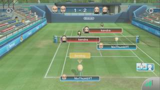 Wii SPORTS CLUB  TENNIS  VS kendra  ULTRASONIC VERBOSITY  NO COMMENTARY [upl. by Red]